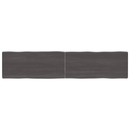 Tablero mesa madera tratada borde vivo marrón 180x40x(2-6) cm de vidaXL, Tableros para mesas - Ref: Foro24-364041, Precio: 86...