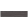Tablero mesa madera tratada borde vivo marrón 180x40x(2-6) cm de vidaXL, Tableros para mesas - Ref: Foro24-364041, Precio: 86...