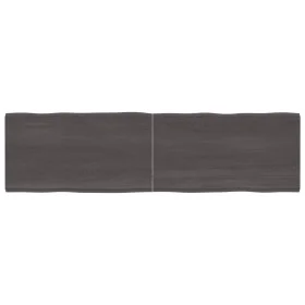 Tischplatte aus behandeltem Holz, braune Live-Kante, 180 x 50 x (2–4) cm von vidaXL, Tischplatten - Ref: Foro24-364042, Preis...