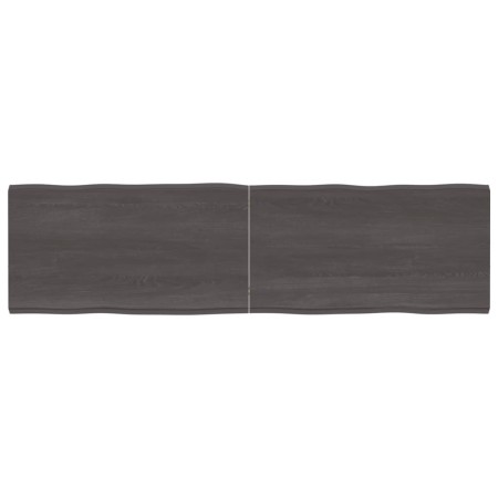 Tablero mesa madera tratada borde vivo marrón 180x50x(2-4) cm de vidaXL, Tableros para mesas - Ref: Foro24-364042, Precio: 84...