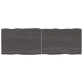 Tablero mesa madera tratada borde vivo marrón 180x60x(2-4) cm de vidaXL, Tableros para mesas - Ref: Foro24-364044, Precio: 99...