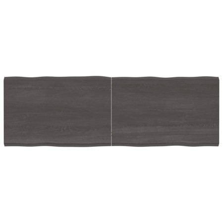 Tablero mesa madera tratada borde vivo marrón 180x60x(2-4) cm de vidaXL, Tableros para mesas - Ref: Foro24-364044, Precio: 99...