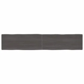 Tablero mesa madera tratada borde vivo marrón 200x40x(2-4) cm de vidaXL, Tableros para mesas - Ref: Foro24-364046, Precio: 77...