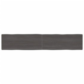 Tablero mesa madera tratada borde vivo marrón 200x40x(2-4) cm de vidaXL, Tableros para mesas - Ref: Foro24-364046, Precio: 77...