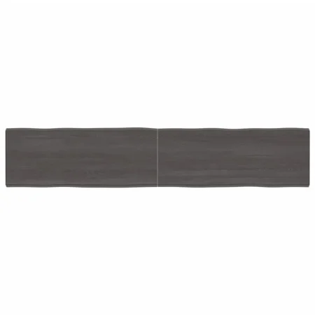 Tablero mesa madera tratada borde vivo marrón 200x40x(2-4) cm de vidaXL, Tableros para mesas - Ref: Foro24-364046, Precio: 77...
