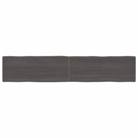 Tablero mesa madera tratada borde vivo marrón 200x40x(2-4) cm de vidaXL, Tableros para mesas - Ref: Foro24-364046, Precio: 77...