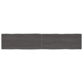 Tablero mesa madera tratada borde vivo marrón 200x40x(2-6) cm de vidaXL, Tableros para mesas - Ref: Foro24-364047, Precio: 94...