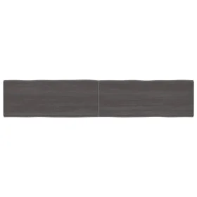 Tischplatte aus behandeltem Holz, braune Live-Kante, 200 x 40 x (2–6) cm von vidaXL, Tischplatten - Ref: Foro24-364047, Preis...