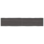 Tablero mesa madera tratada borde vivo marrón 200x40x(2-6) cm de vidaXL, Tableros para mesas - Ref: Foro24-364047, Precio: 94...