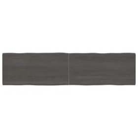 Tablero mesa madera tratada borde vivo marrón 200x50x(2-4) cm de vidaXL, Tableros para mesas - Ref: Foro24-364048, Precio: 92...