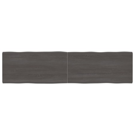 Tablero mesa madera tratada borde vivo marrón 200x50x(2-4) cm de vidaXL, Tableros para mesas - Ref: Foro24-364048, Precio: 92...
