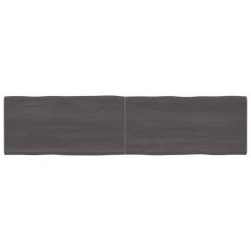 Tischplatte aus behandeltem Holz, braune Live-Kante, 200 x 50 x (2–6) cm von vidaXL, Tischplatten - Ref: Foro24-364049, Preis...