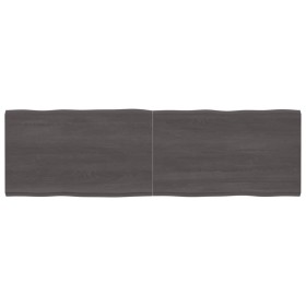 Tablero mesa madera tratada borde vivo marrón 200x60x(2-4) cm de vidaXL, Tableros para mesas - Ref: Foro24-364050, Precio: 10...