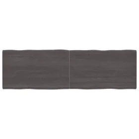 Tablero mesa madera tratada borde vivo marrón 200x60x(2-6) cm de vidaXL, Tableros para mesas - Ref: Foro24-364051, Precio: 12...