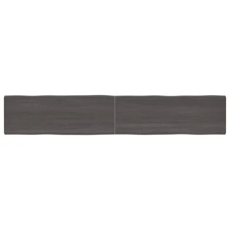 Tablero mesa madera tratada borde vivo marrón 220x40x(2-4) cm de vidaXL, Tableros para mesas - Ref: Foro24-364052, Precio: 84...