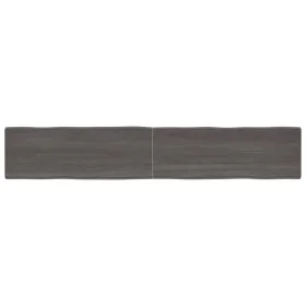 Treated wood table top brown live edge 220x40x(2-6) cm by vidaXL, Table tops - Ref: Foro24-364053, Price: 102,54 €, Discount: %