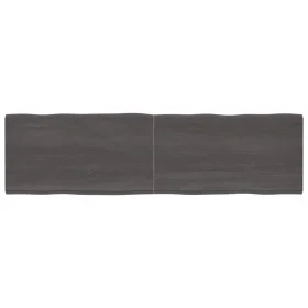 Treated wood table top brown live edge 220x60x(2-4) cm by vidaXL, Table tops - Ref: Foro24-364056, Price: 117,58 €, Discount: %