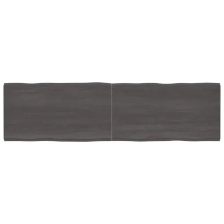 Treated wood table top brown live edge 220x60x(2-4) cm by vidaXL, Table tops - Ref: Foro24-364056, Price: 117,58 €, Discount: %
