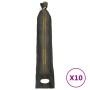 Sacos de arena 10 unidades HDPE verde oscuro 103x25 cm de vidaXL, Almacenamiento industrial - Ref: Foro24-154881, Precio: 30,...