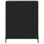 Aparador alto madera contrachapada negro 69,5x34x180 cm de vidaXL, Aparadores - Ref: Foro24-3199818, Precio: 182,87 €, Descue...