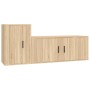 Set de muebles para TV 2 pzas madera contrachapada roble sonoma en Muebles TV | Comprar online en Foru.es