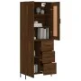 Hohes Sideboard Sperrholz braune Eiche 69,5x34x180 cm von vidaXL, Sideboards - Ref: Foro24-3199824, Preis: 179,64 €, Rabatt: %