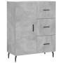 Aparador alto madera contrachapada gris hormigón 69,5x34x180 cm de vidaXL, Aparadores - Ref: Foro24-3199829, Precio: 172,20 €...