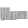 Set de muebles para TV 2 pzas madera contrachapada gris Sonoma en Muebles TV | Comprar online en Foru.es