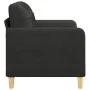 Sofá de 2 plazas de tela negro 120 cm de vidaXL, Sofás - Ref: Foro24-359087, Precio: 180,68 €, Descuento: %