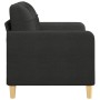 Sofá de 2 plazas de tela negro 120 cm de vidaXL, Sofás - Ref: Foro24-359087, Precio: 199,54 €, Descuento: %