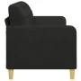 3-seater black fabric sofa 180 cm by vidaXL, Sofas - Ref: Foro24-359103, Price: 255,16 €, Discount: %