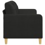 Sofá de 3 plazas de tela negro 180 cm de vidaXL, Sofás - Ref: Foro24-359103, Precio: 256,92 €, Descuento: %