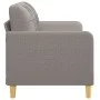 Sofá de 2 plazas de tela gris taupé 140 cm de vidaXL, Sofás - Ref: Foro24-359098, Precio: 216,69 €, Descuento: %