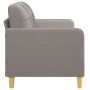Sofá de 2 plazas de tela gris taupé 140 cm de vidaXL, Sofás - Ref: Foro24-359098, Precio: 220,95 €, Descuento: %