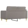 Sofá de 2 plazas de tela gris taupé 140 cm de vidaXL, Sofás - Ref: Foro24-359098, Precio: 216,69 €, Descuento: %