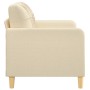 Sofá de 2 plazas de tela color crema 120 cm de vidaXL, Sofás - Ref: Foro24-359085, Precio: 184,96 €, Descuento: %