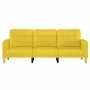 Sofá de 3 plazas de tela amarillo claro 180 cm de vidaXL, Sofás - Ref: Foro24-359104, Precio: 234,84 €, Descuento: %