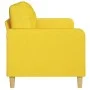 Sofá de 3 plazas de tela amarillo claro 180 cm de vidaXL, Sofás - Ref: Foro24-359104, Precio: 234,84 €, Descuento: %