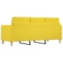 Sofá de 3 plazas de tela amarillo claro 180 cm de vidaXL, Sofás - Ref: Foro24-359104, Precio: 234,84 €, Descuento: %