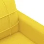 Sofá de 3 plazas de tela amarillo claro 180 cm de vidaXL, Sofás - Ref: Foro24-359104, Precio: 234,84 €, Descuento: %