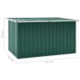 Caja de almacenaje para jardín verde 171x99x93 cm de vidaXL, Cajas de almacenaje para exteriores - Ref: Foro24-46269, Precio:...