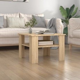 Mesa de centro madera contrachapada roble Sonoma 60x60x42 cm de vidaXL, Mesas de centro - Ref: Foro24-800210, Precio: 47,36 €...