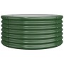 Jardinera de acero galvanizado verde 80x80x36 cm en Macetas y jardineras | Comprar online en Foru.es