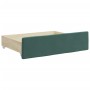 Cajones de cama 2 uds madera ingeniería terciopelo verde oscuro de vidaXL, Camas y accesorios - Ref: Foro24-833918, Precio: 4...