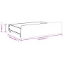 Cajones de cama 2 uds madera ingeniería terciopelo verde oscuro de vidaXL, Camas y accesorios - Ref: Foro24-833918, Precio: 4...