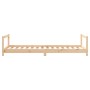 Estructura de cama para niños madera maciza de pino 90x190 cm de vidaXL, Cunas y camas para niños - Ref: Foro24-834402, Preci...