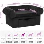 Sofá para perros con cajón felpa negro 75x50x38 cm en Camas para perros | Comprar online en Foru.es