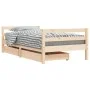Estructura de cama infantil con cajones madera de pino 80x160cm de vidaXL, Cunas y camas para niños - Ref: Foro24-834444, Pre...