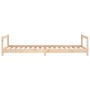 Estructura de cama para niños madera maciza de pino 90x200 cm de vidaXL, Cunas y camas para niños - Ref: Foro24-834393, Preci...