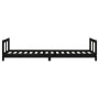 Estructura de cama para niños madera de pino negro 80x200 cm de vidaXL, Cunas y camas para niños - Ref: Foro24-834422, Precio...